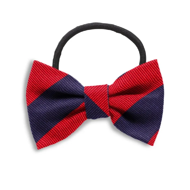 Academy Navy/Red - Hair Bows