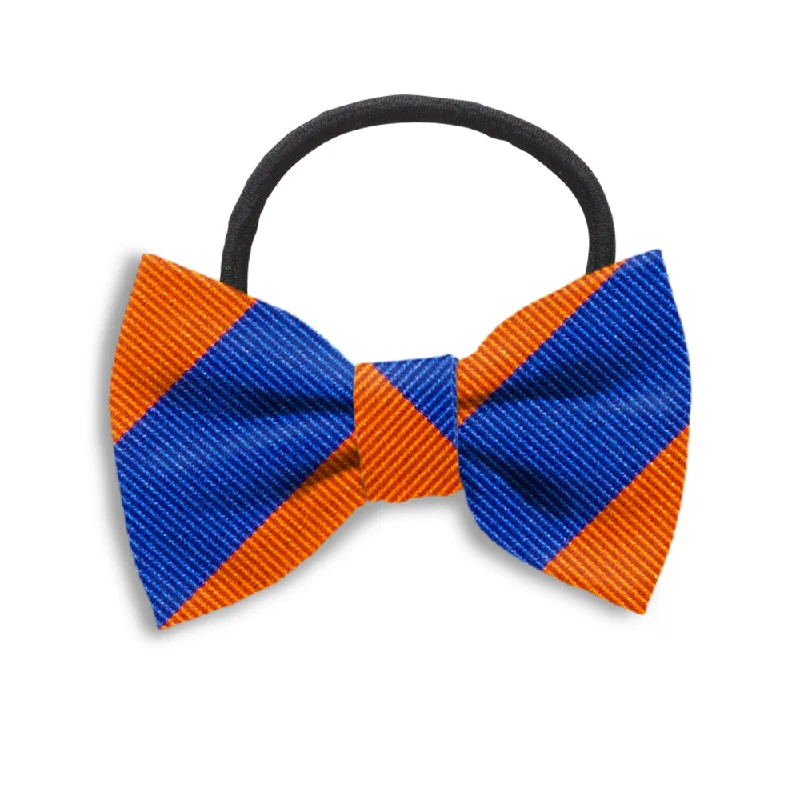 Collegiate Blue and Orange - Hair Bows