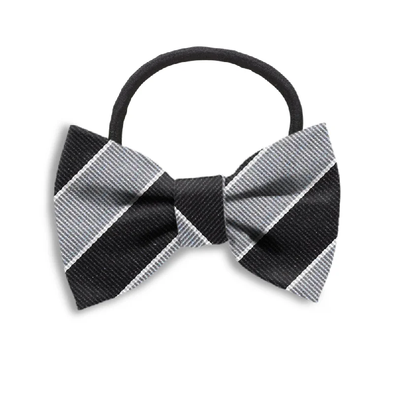 Scholastic Black/Silver - Hair Bows