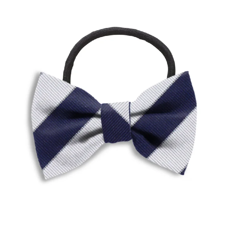 Scholastic Blue/White - Hair Bows