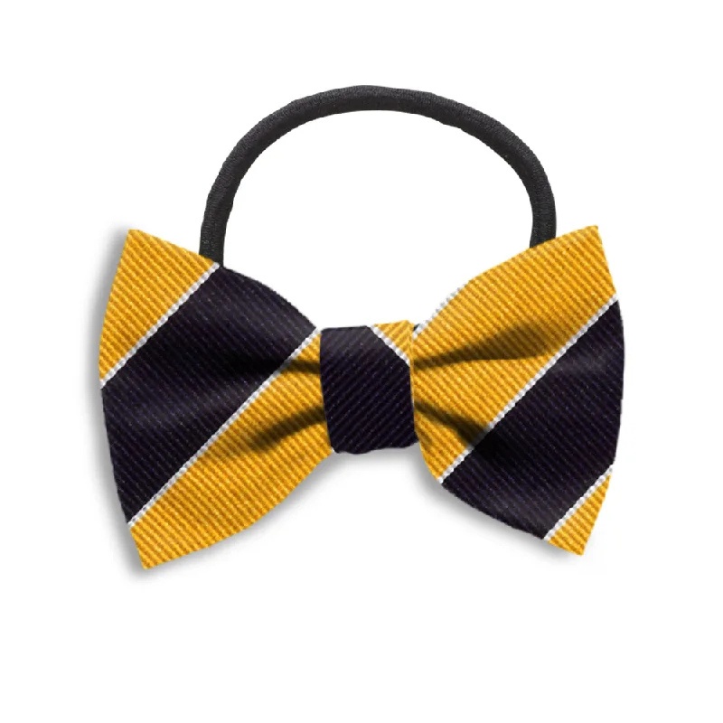 Scholastic Navy/Gold - Hair Bows