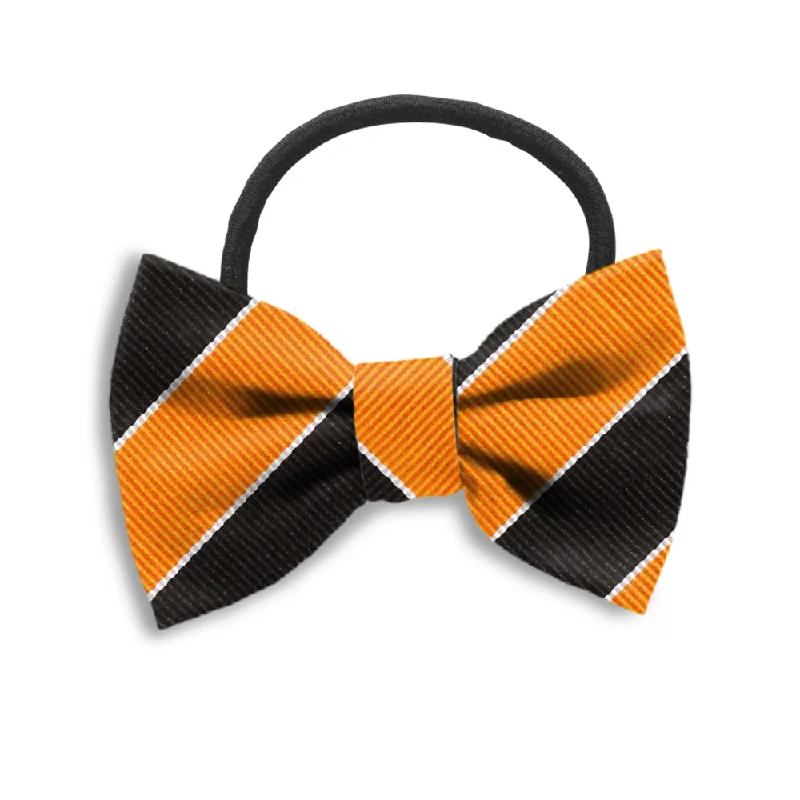 Scholastic Orange/Black - Hair Bows