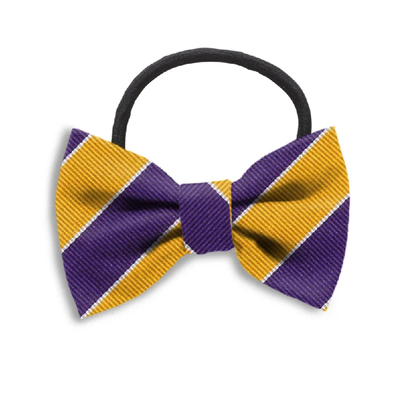 Scholastic Purple/Gold - Hair Bows