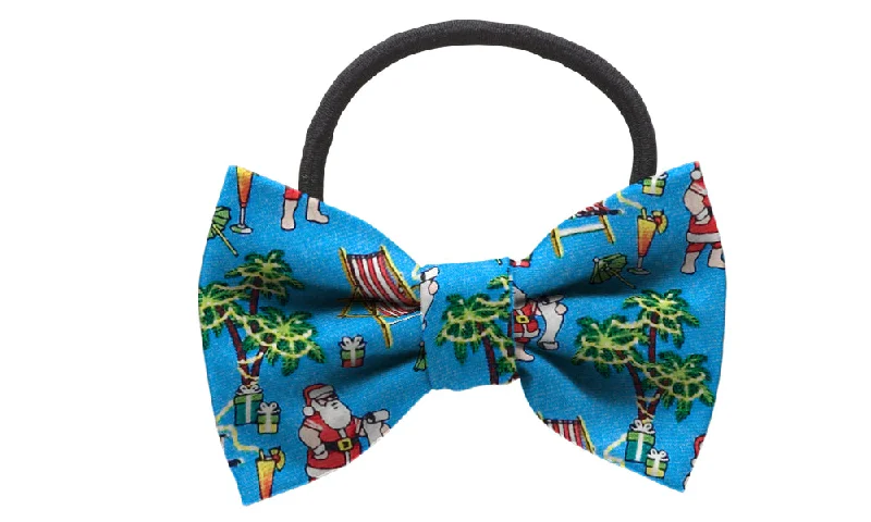 Tropical Santa - Hair Bows