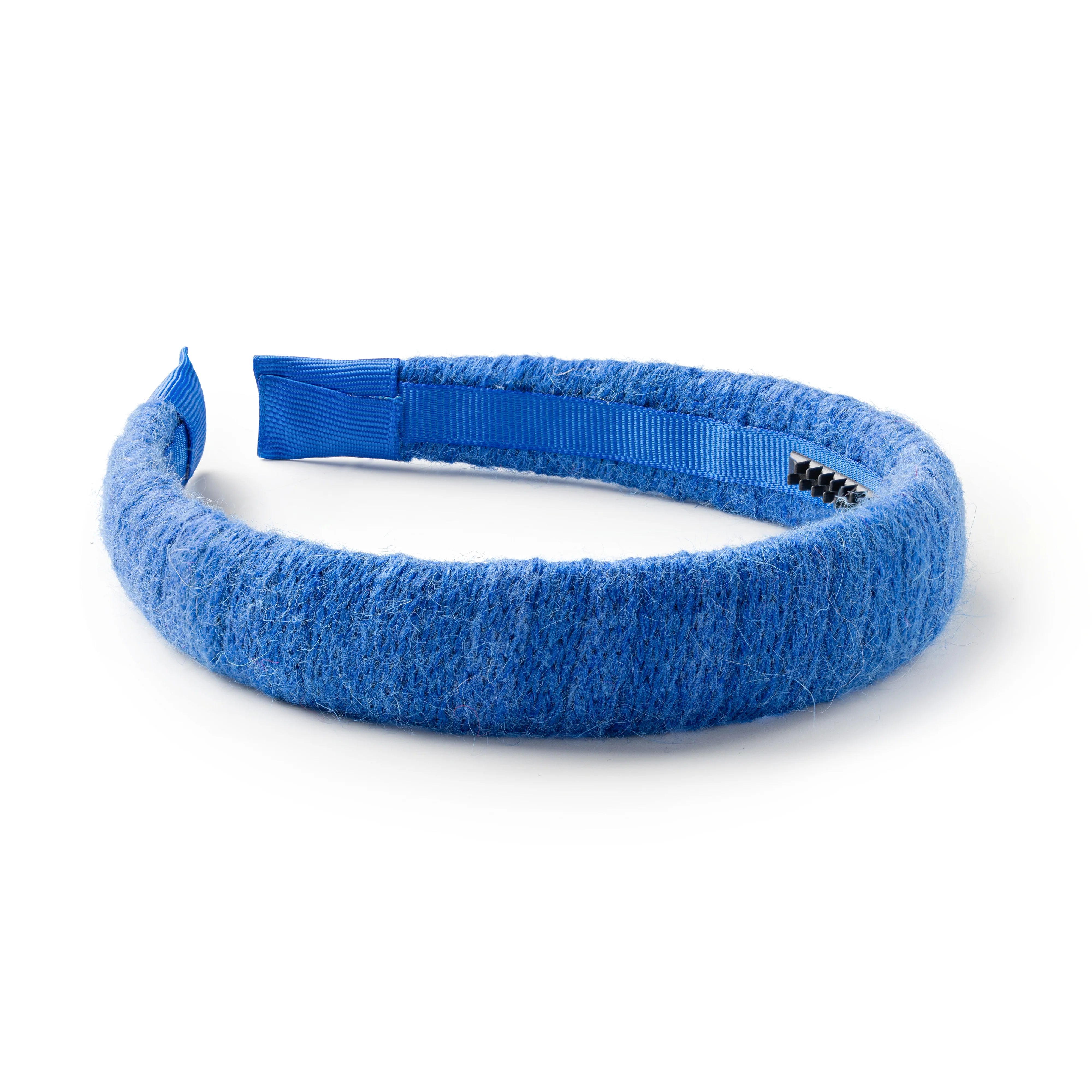 Halo Luxe Avery Ribbed Knit Padded Headband - Cobalt