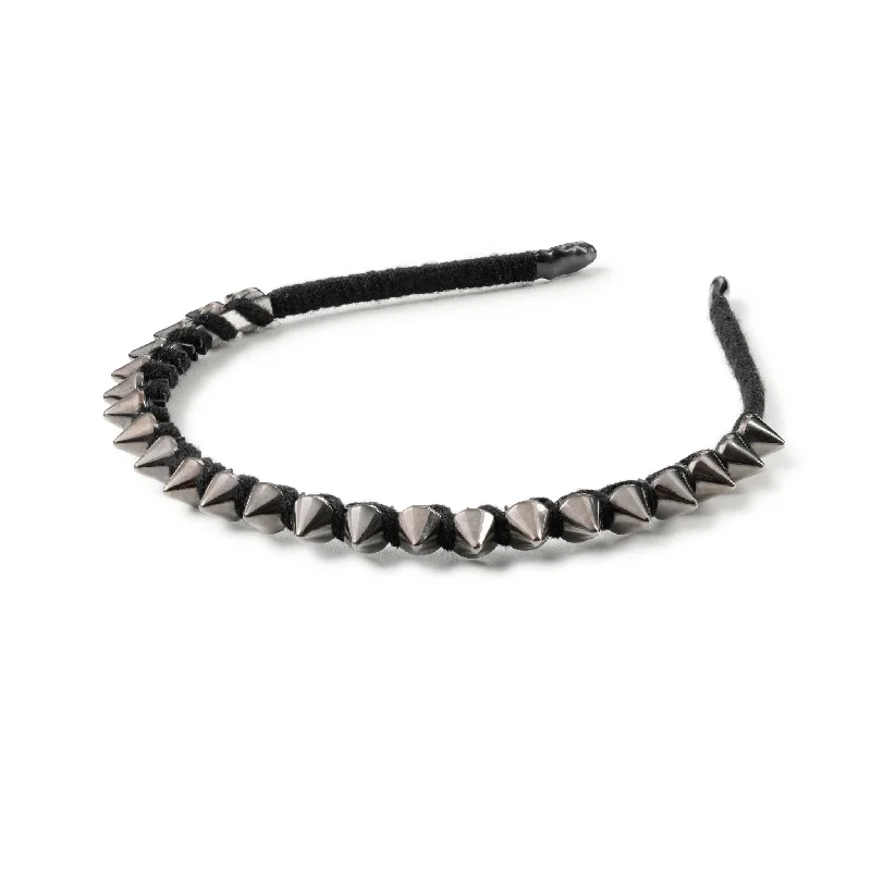 Halo Luxe Hazel Knit Rivet Headband - Black