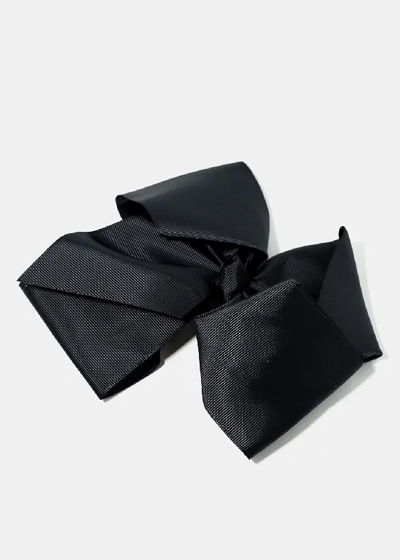 Large Black Hair Bow