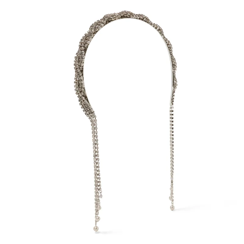 Margaret Crystal Fringe Headband