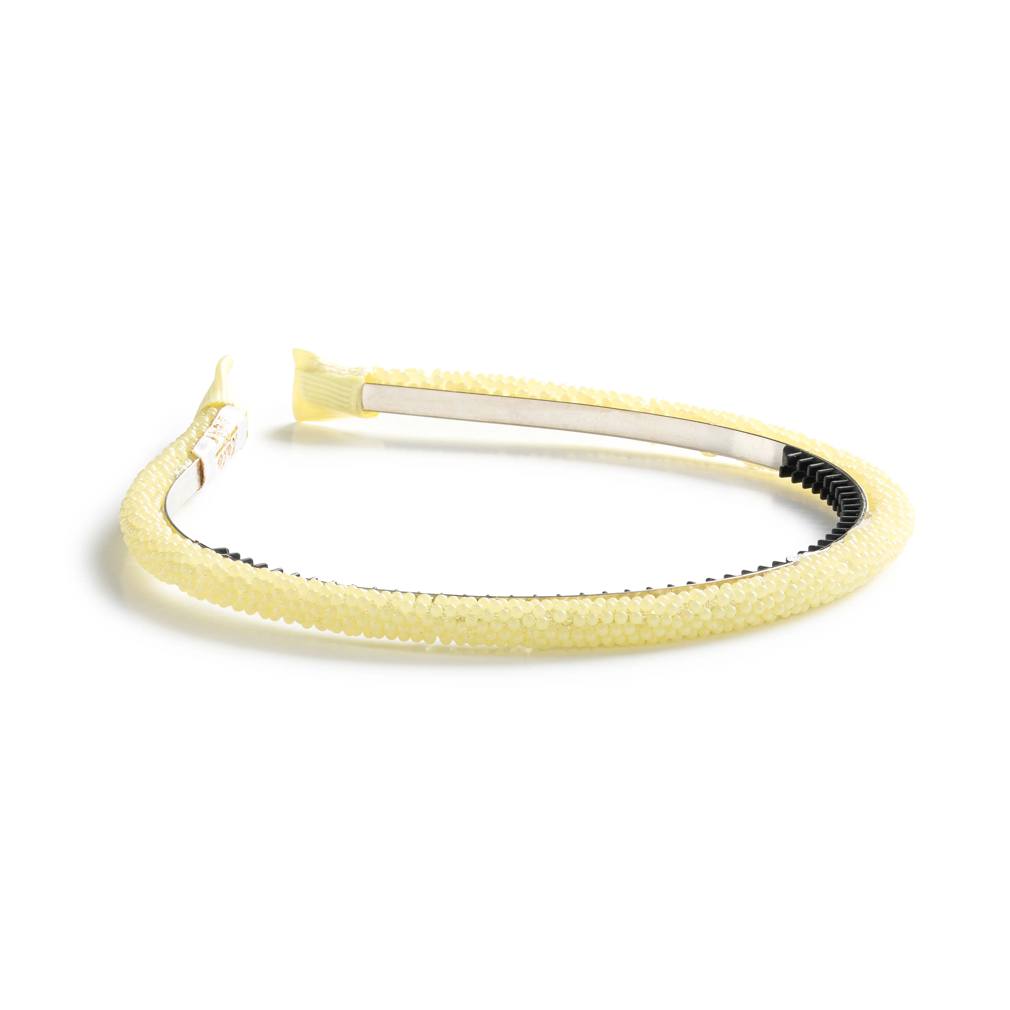 Halo Luxe Sprinkle Pearl Headband - Lemon