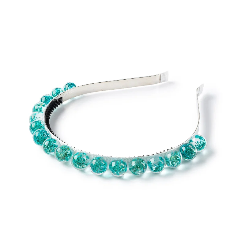 Halo Luxe Whisper Beaded Baby's Breath Headband - Teal