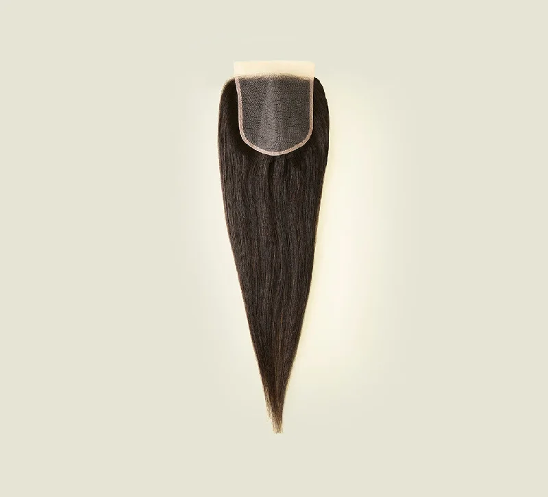 wigs for everyday wear -Brazilian Yaki Straight 5x5 HD Lace Closures