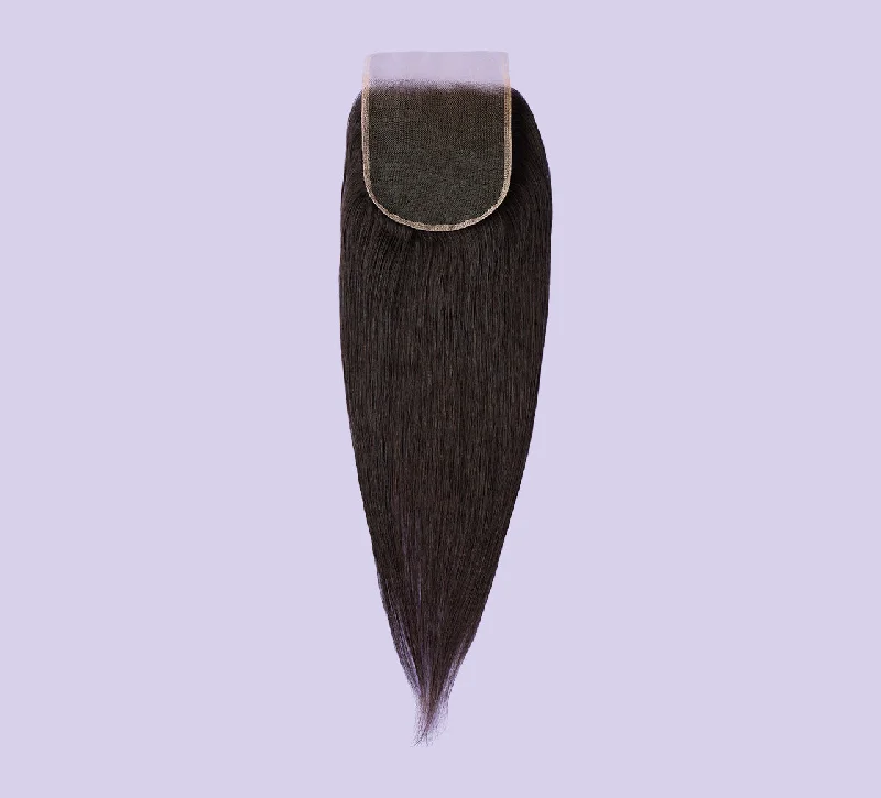 exotic wigs for themed events -Virgin Brazilian Straight 5” x 5” Standard Lace Closure