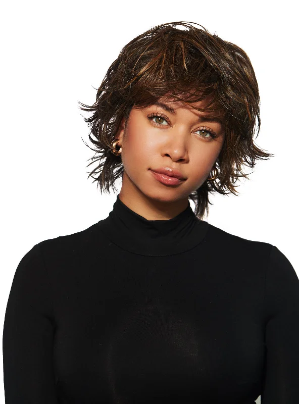 wigs for stylish looks -Razor Cut Shag - Open Box