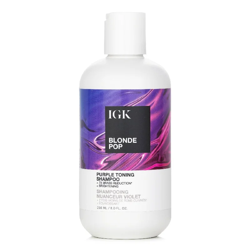 IGK Blonde Pop Purple Toning Shampoo  236ml/8oz