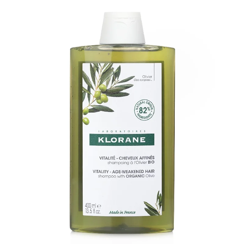 Klorane Shampoo With Organic Olive (Vitality Age Weakened Hair)  400ml/13.5oz