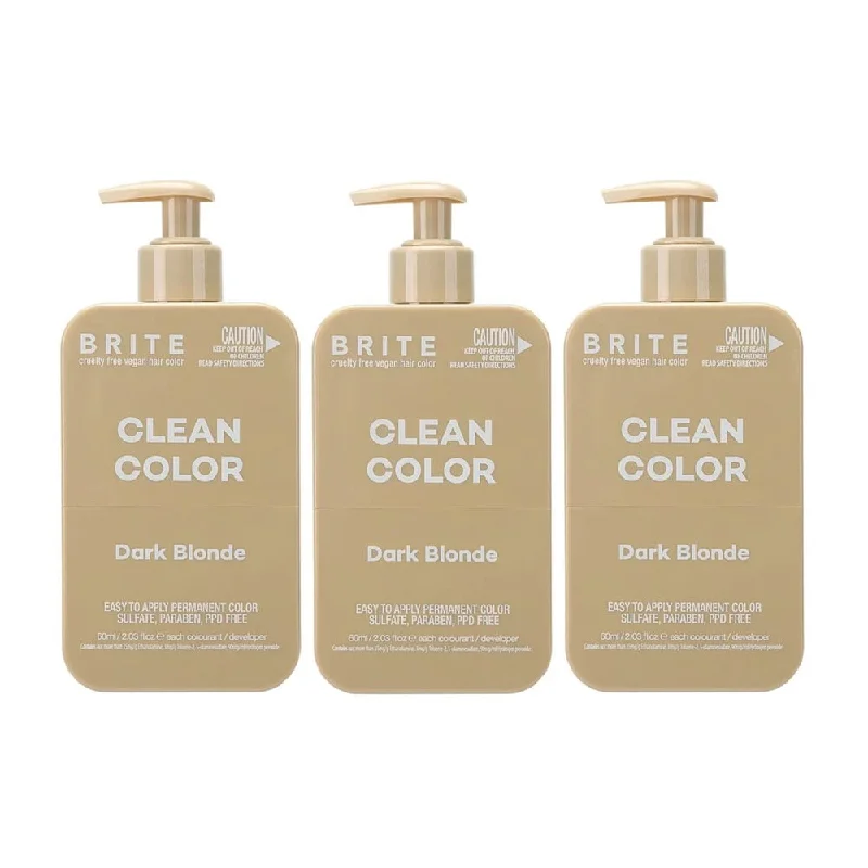 nourishing oils for curly hair hydration -3x Brite Clean Color Dark Blonde