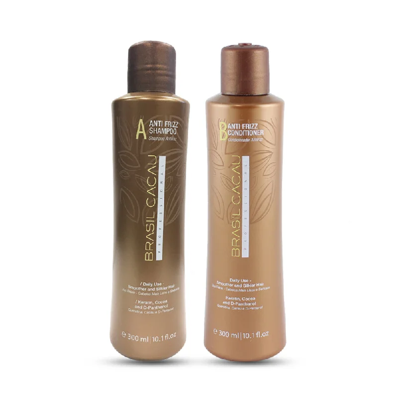 Brasil Cacau Anti Frizz Shampoo + Conditioner Pack