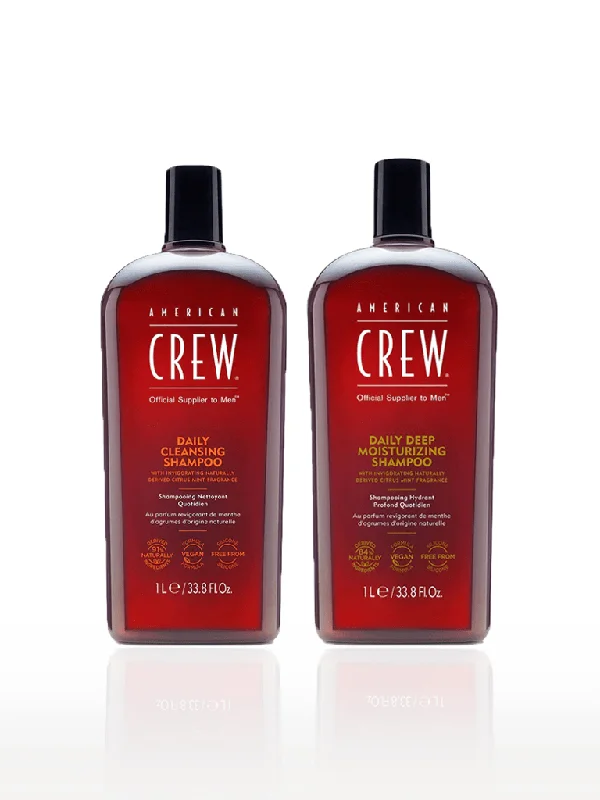 American Crew Shampoo & Conditioner 1L Duo Bundle