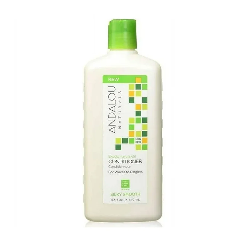 best products for hair loss prevention in women -Andalou Naturals Silky Smooth Exotic Marula Oil Conditioner 340ml