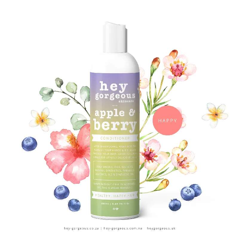 best products for managing thick, unruly hair -Apple & Berry Conditioner