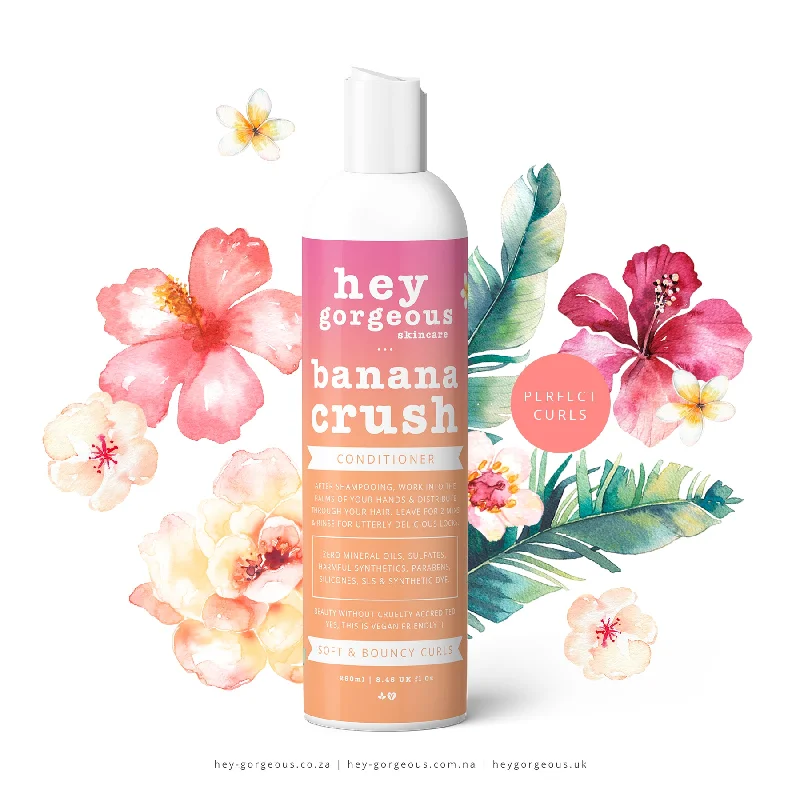 how to keep hair hydrated without leaving it greasy -Banana Crush Conditioner