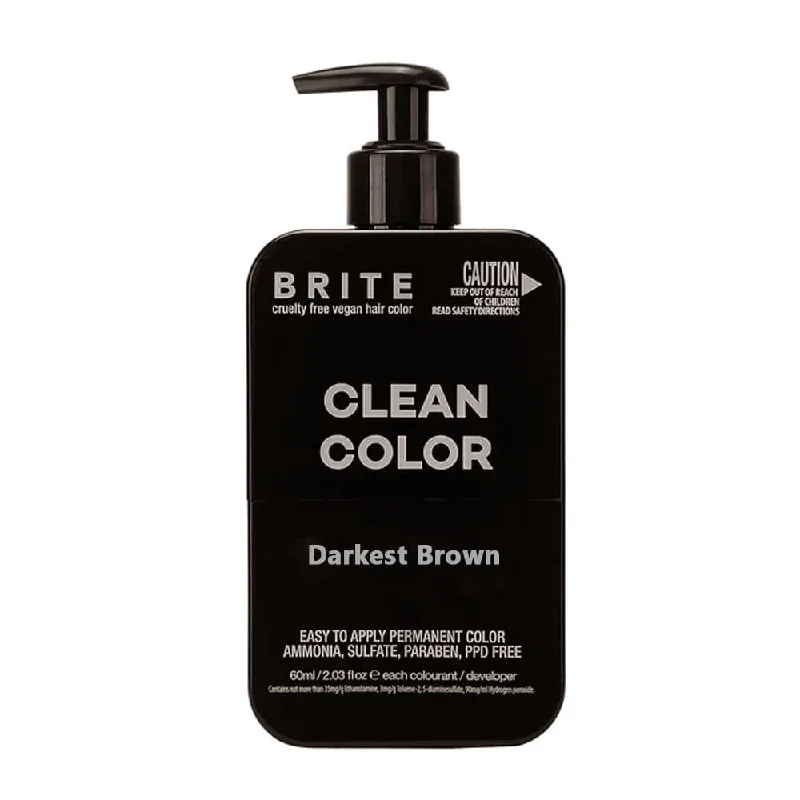 nourishing conditioners for color-treated hair -Brite Clean Color Darkest Brown