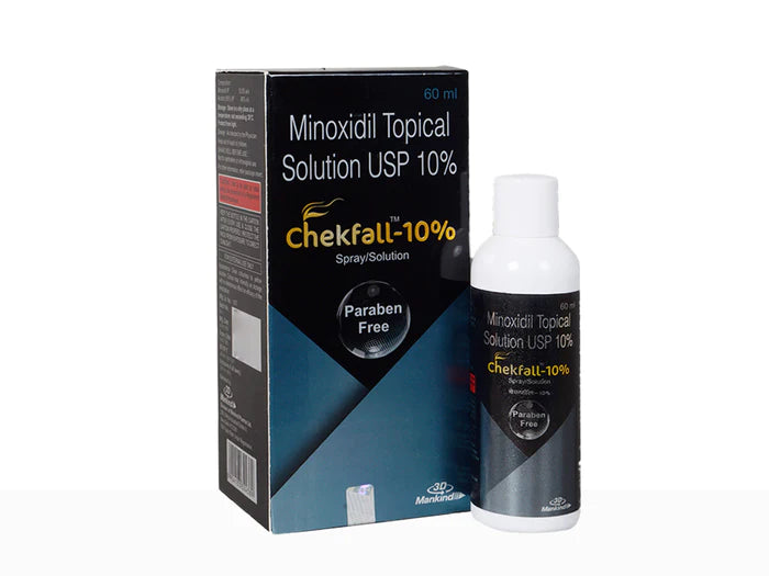 best hair care products for reducing scalp oil production -Chekfall 10% Solution, 60ml