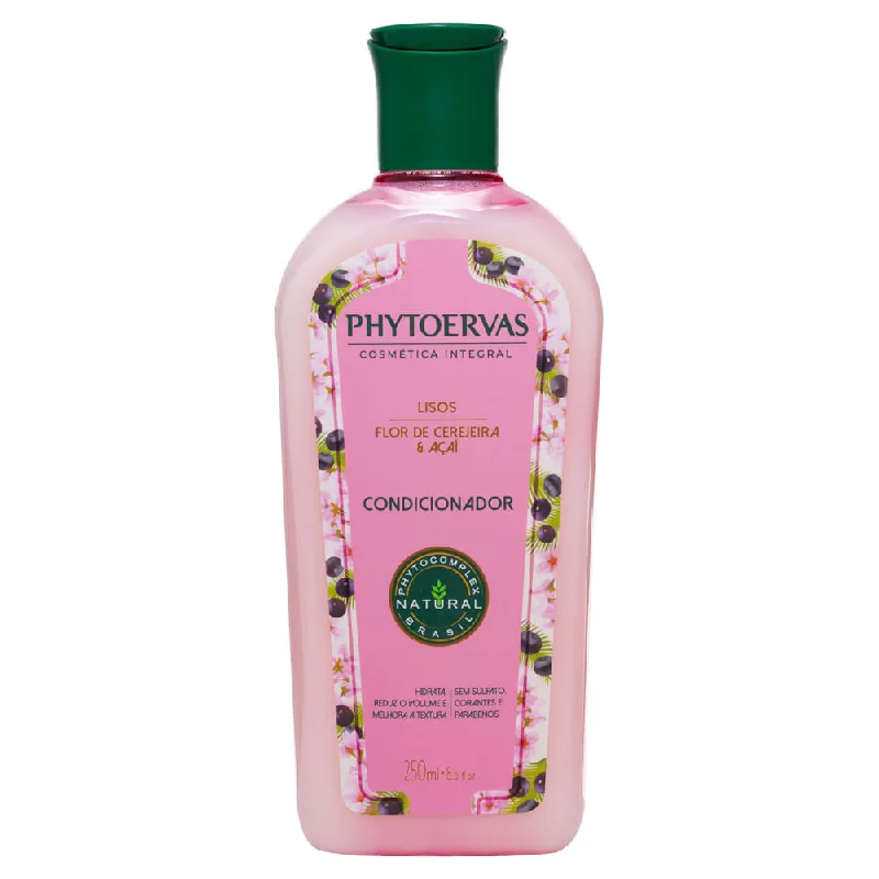 how to maintain healthy scalp after chemical treatments -Phytoervas Smooth Cherry Conditioner and Acai 250ml