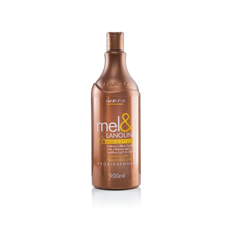 how to fix damaged hair from bleaching without cutting -Hair Fly Neutralizing Conditioner Mel & Lanolina 900ml