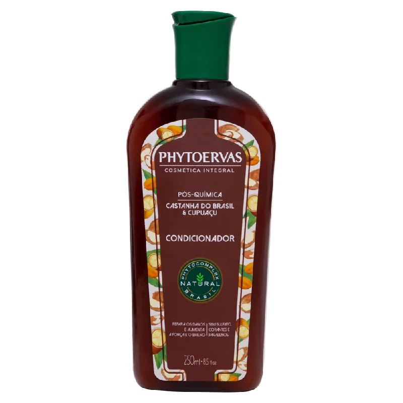 nourishing treatments for dry scalp and flaky skin -Phytoervas Conditioner Post Chemical Chemical of Brazil and Cupuaçu 250ml