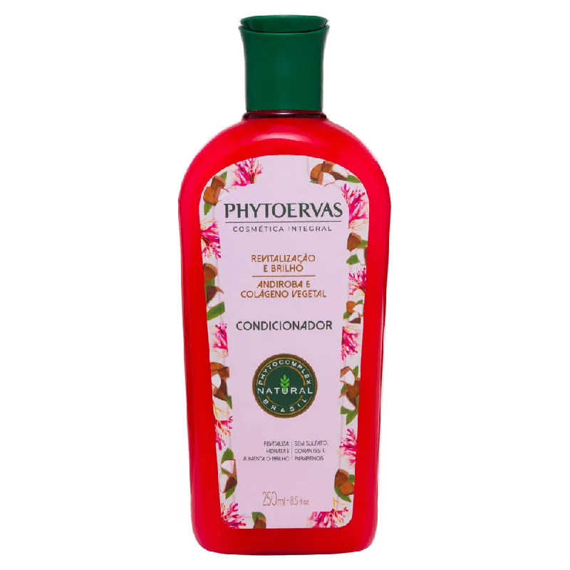 best oils for restoring moisture to dry ends -Phytoervas Conditioner Revitalization and Glow Andiroba and Vegetable Collagen 250ml