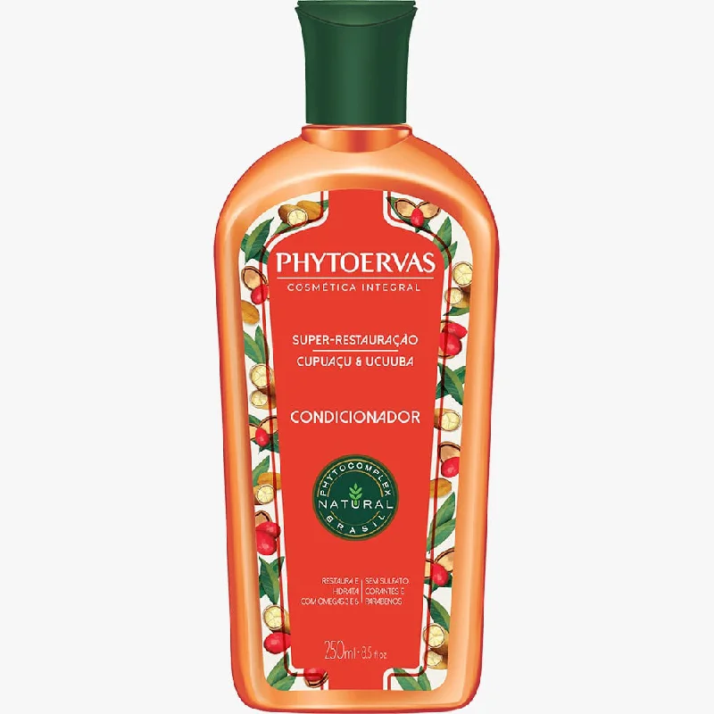 tips for strengthening fragile hair from the roots -Phytoervas Super Conditioner Restoration Cupuaçú and Ucuúba 250ml