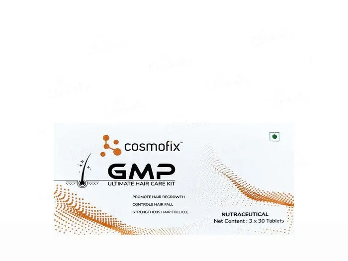 how to treat greasy hair without washing daily -Cosmofix GMP Ultimate Hair Care Tablet Kit (3x30Tab)