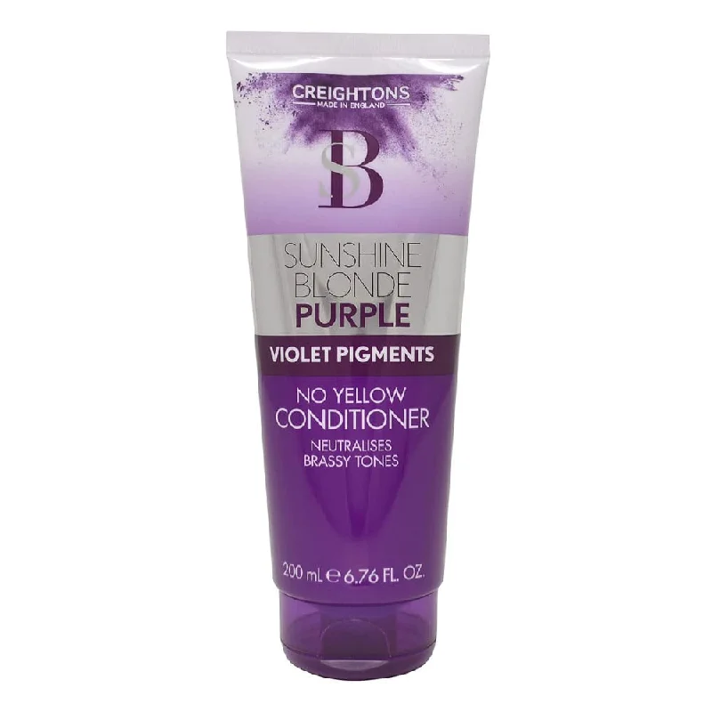 tips for controlling oily scalp without shampoo -Creightons Sunshine Blonde Purple Conditioner 200ml