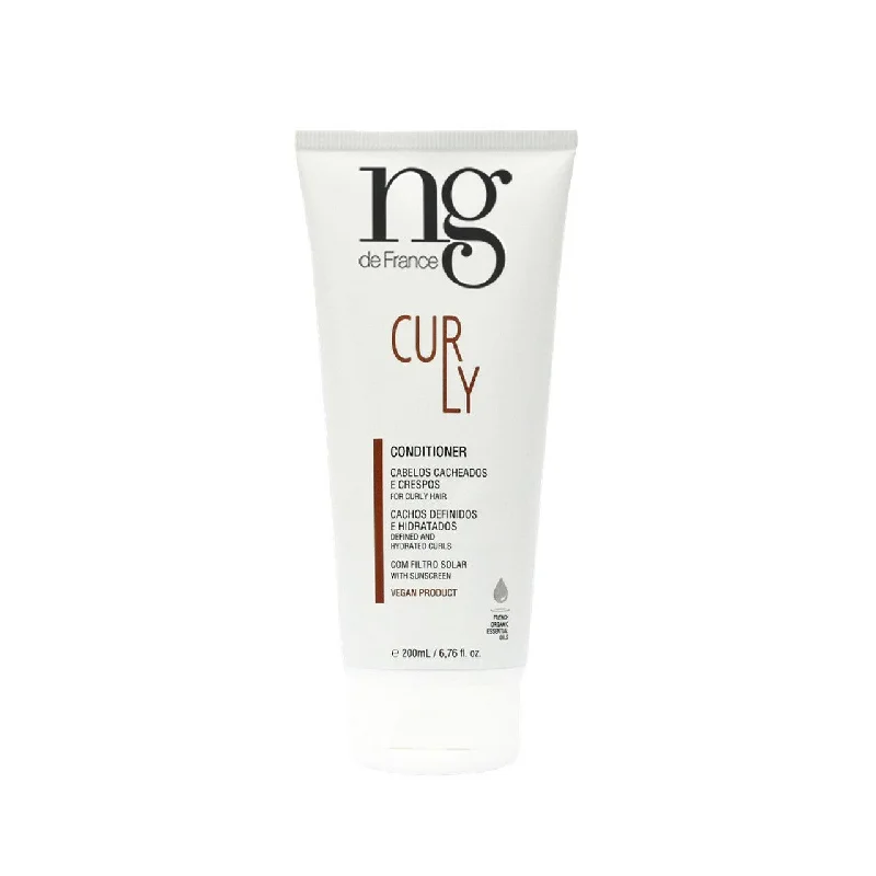 tips for making hair thicker and fuller naturally -Curly Conditioner 200ML - NG de France