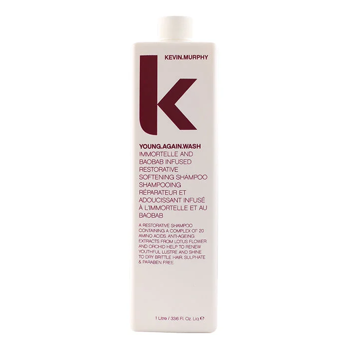 Kevin.Murphy Young.Again.Wash (Immortelle and Baobab Infused Restorative Softening Shampoo - To Dry Brittle Hair) 1000ml/33.6oz