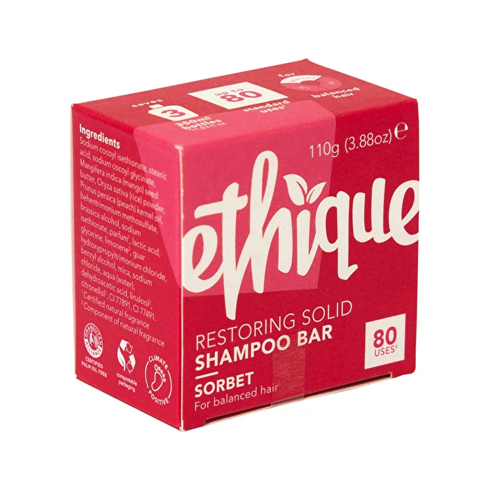 Ethique Solid Shampoo Bar Sorbet Balanced Hair 110g