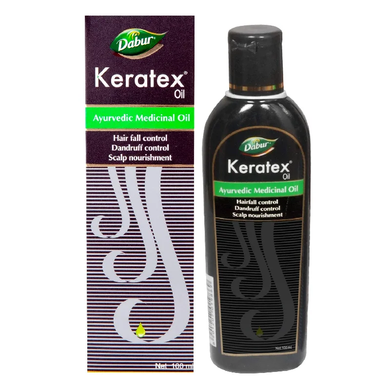 how to protect hair from environmental pollution daily -Dabur Keratex Oil Ayurvedic Medicinal Oil, 100Ml