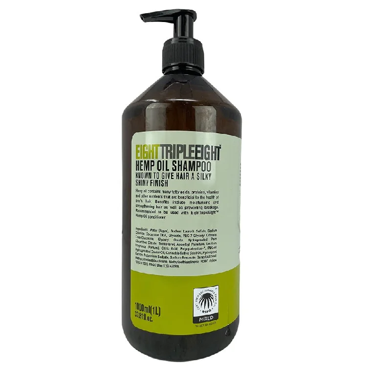 Eight Triple Eight Shampoo 1 Litre Hemp