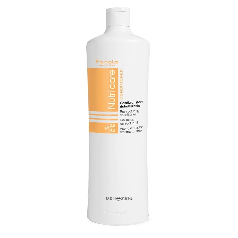 how to fix dry, damaged hair with natural oils -Fanola Nourishing Restructuring Conditioner 1L