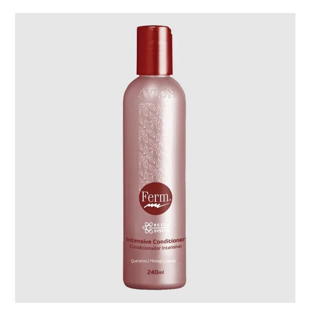 how to treat hair thinning from poor diet -Ferm Intensive Conditioner After Brush Hair Nourishing Treatment 240ml - Avlon