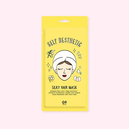 how to protect hair from UV rays naturally -[G9SKIN] Self aesthetic Silky hair mask (5P)