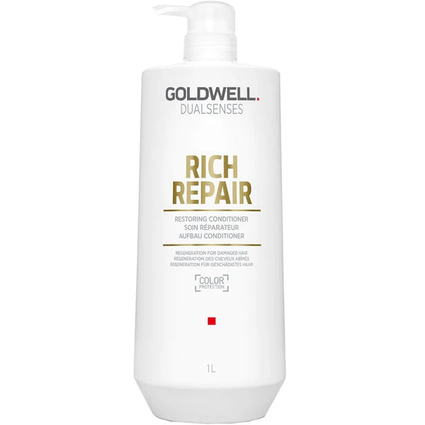 how to treat scalp burns from hair dye naturally -Goldwell Dual Senses Rich Repair Restoring Conditioner 1 Litre