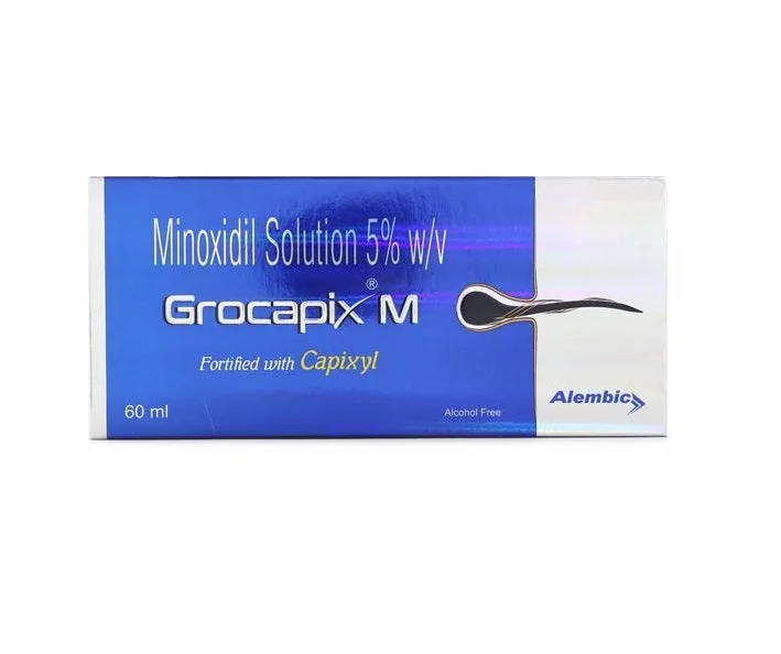 best hair care routine for preventing dry scalp -Grocapix M 5% Solution, 60ML