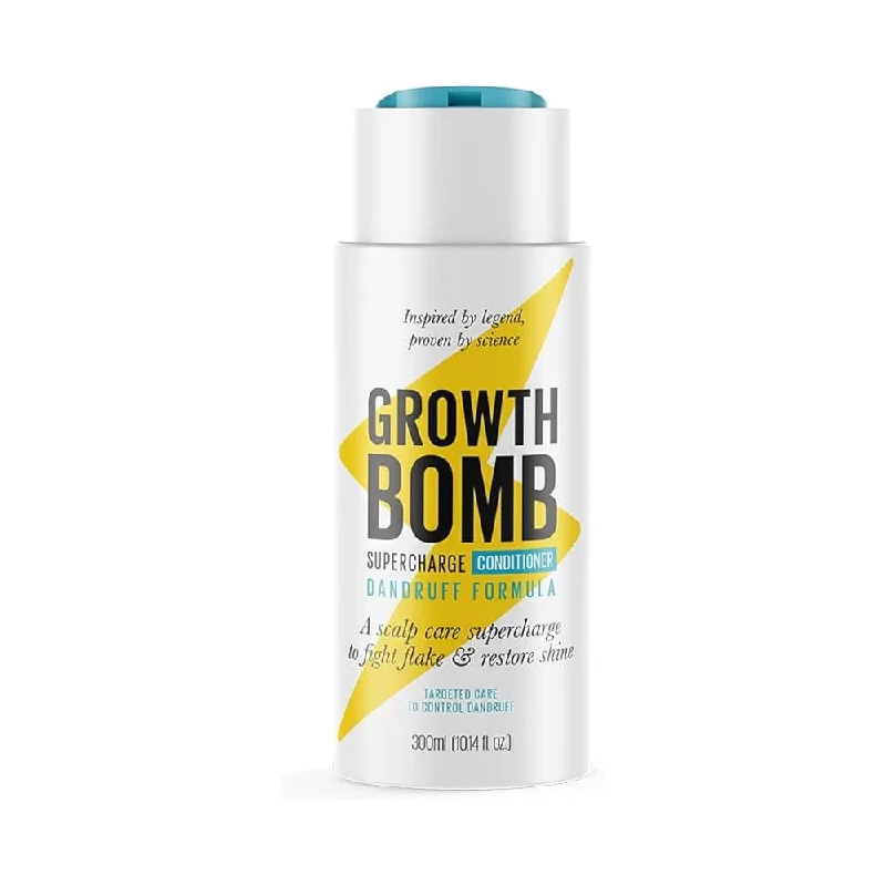 how to hydrate coarse hair without heavy oils -Growth Bomb Conditioner Supercharge Dandruff Formula 300ml