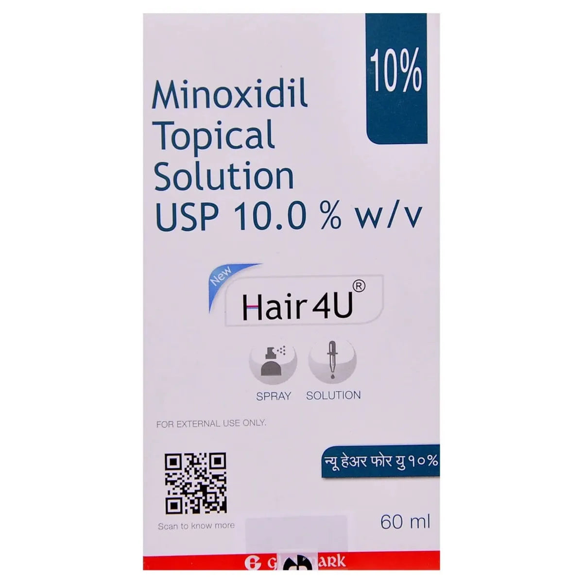 tips for healthy hair growth after hair loss -Hair 4U 10% Solution USP 10% 60ML