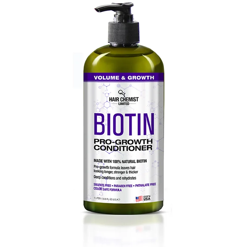 nourishing conditioners for smooth, healthy hair -Hair Chemist Biotin Pro-Growth Conditioner 33.8 oz.