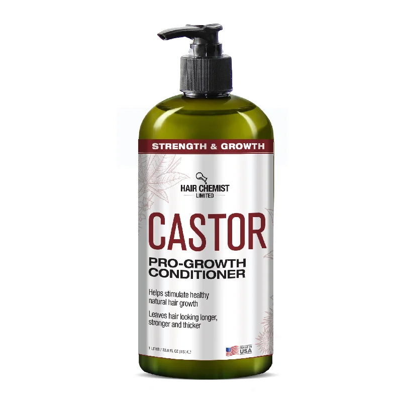 how to treat scalp dryness with homemade remedies -Hair Chemist Castor Pro-Growth Conditioner 33.8 oz.