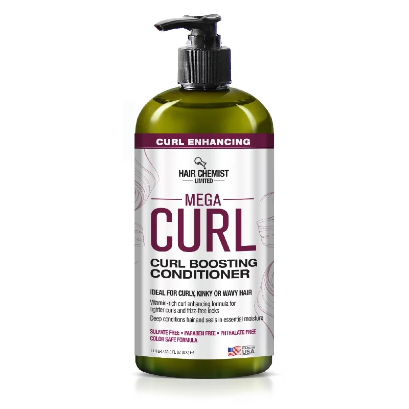 effective ways to reduce hair breakage daily -Hair Chemist Mega Curl Boosting Conditioner 33.8 oz.