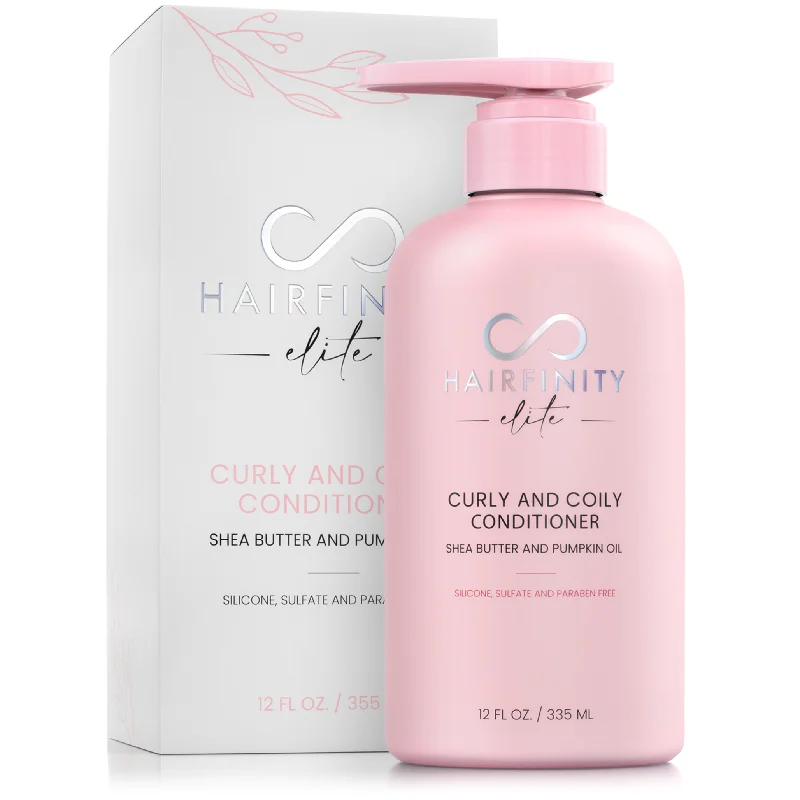 tips for growing thicker hair without chemicals -HAIRFINITY ELITE Curly and Coily Conditioner